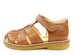 Angulus sandal cognac with velcro